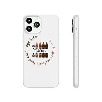 Womens Afro African Black History Month Melanin Teacher Phonecase iPhone | Mazezy