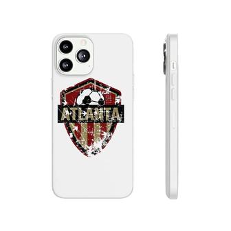 Womens Atlanta Soccer Jersey Style United Football Fan Fc V-Neck Phonecase iPhone | Mazezy