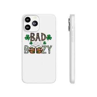 Womens Bad And Boozy V-Neck Phonecase iPhone | Mazezy