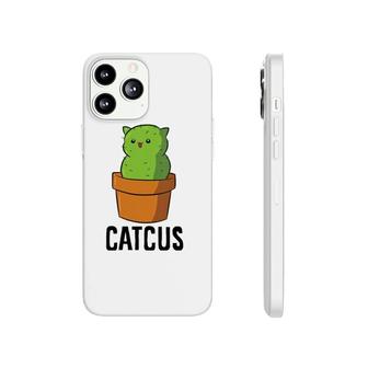Womens Cactus Cat Mexican Cactus Cinco De Mayo Catcus V-Neck Phonecase iPhone | Mazezy
