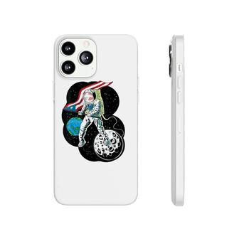 Womens Puerto Rico Pride Boricua Aunque Naciera En La Luna Phonecase iPhone | Mazezy