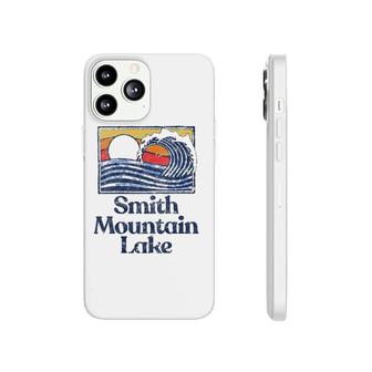 Womens Smith Mountain Lake Retro Surfer Vintage Beach & Wave V-Neck Phonecase iPhone | Mazezy