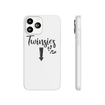 Womens Twinsies Funny Twins Pregnancy Announcement Phonecase iPhone
