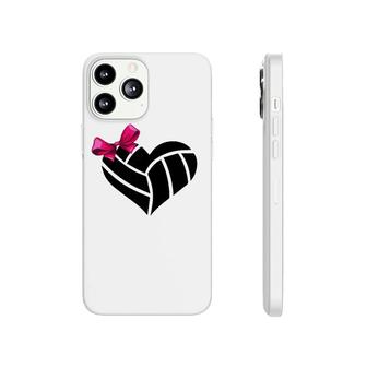 Womens Volleyball Heart For Volleyball Lovers Volleyball Funny Graph Phonecase iPhone | Mazezy