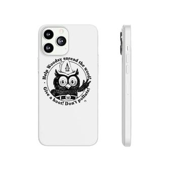 Woodsy Owl Give A Hoot Don't Pollute 70S Vintage Phonecase iPhone | Mazezy