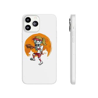 Zombie Softball Funny Sports Halloween Gift Phonecase iPhone | Mazezy