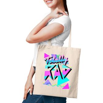 1980'S-Style Totally Rad 80S Casual Hipster V101 Ver2 Tote Bag | Mazezy