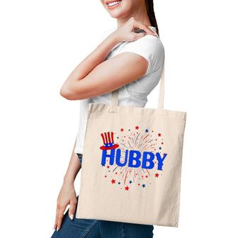 4Th July Hubby Patriotic Couple Matching Tank Top Tote Bag | Mazezy