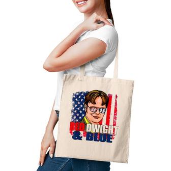 4Th Of July Merica Red - Dwights And Blue American Flag Tote Bag | Mazezy