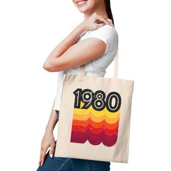 80S Style Retro 42Nd Birthday Vintage 1980 Ver2 Tote Bag | Mazezy