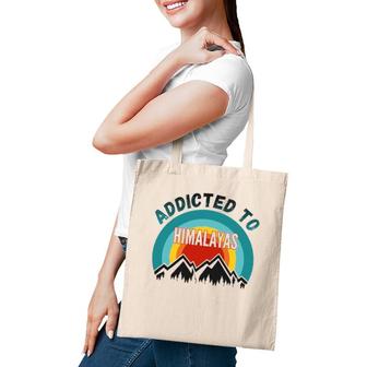 Addicted To Himalayas Mountains Tote Bag | Mazezy