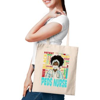 African American Women Black Peds Nurse Black History Month Tote Bag | Mazezy
