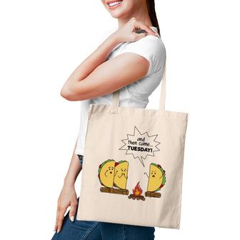 And Then Came Tuesday Taco Scary Story Tote Bag | Mazezy