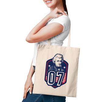 Andrew Jackson Seventh President Jersey Style Tote Bag | Mazezy