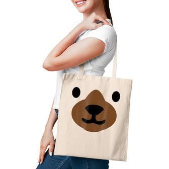 Bear Face Halloween Costume Funny Tote Bag | Mazezy