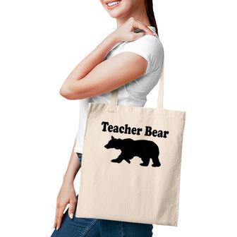 Bear Teacher Bear Tote Bag | Mazezy