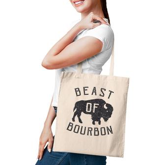 Beast Of Bourbon Drinking Whiskey Bison Buffalo Party Tote Bag | Mazezy AU