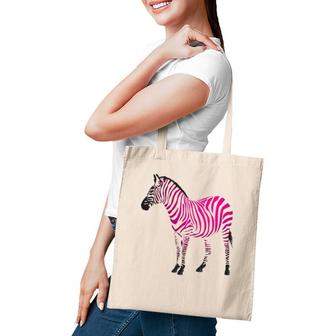 Beautiful Zebra Pink Sassy Art Tote Bag | Mazezy