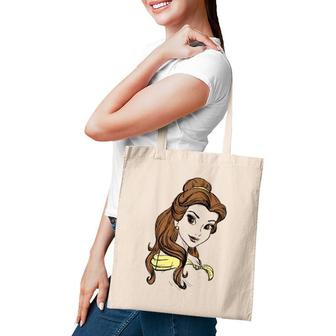 Beauty & The Beast Belle Ballgown Portrait Premium Tote Bag | Mazezy