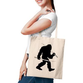Bigfoot Samurai With Katana Japanese Sasquatch Tote Bag | Mazezy