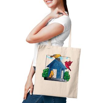 Bird House Birdbox Nest Box Tote Bag | Mazezy