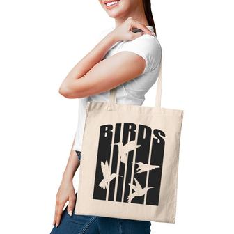 Birdwatching Vintage Birding Birds Lover Gift Tote Bag | Mazezy