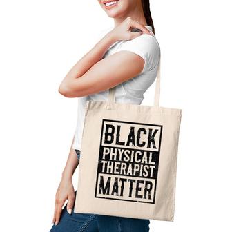 Black Physical Therapist Therapy Assistant Tote Bag | Mazezy
