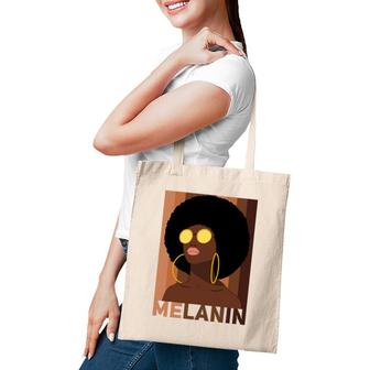 Black Pride History Month Apparel African American Afro Lady Tote Bag | Mazezy