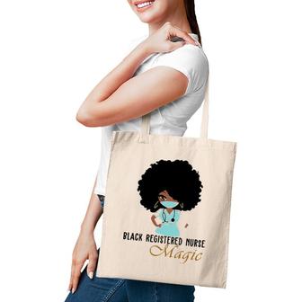Black Registered Nurse Magic Gift Nurse Tote Bag | Mazezy