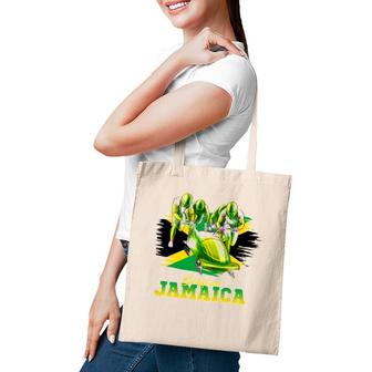Bobsled Jamaica Team Jamaican Flag Winter Bobsled Lover Tote Bag | Mazezy