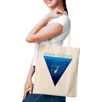 Born To Dive Scuba Divingsport Tote Bag | Mazezy