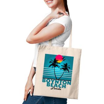 Boynton Beach Florida Fl Summer Palm Trees Tote Bag | Mazezy