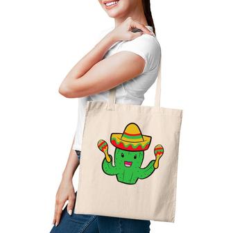 Cactus With Sombrero Cinco De Mayo Mexican Cactus Tote Bag | Mazezy