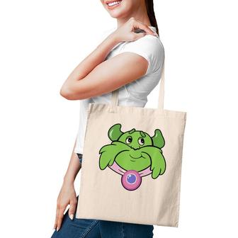 Candy Land Halloween Plumpy Big Face Premium Tote Bag | Mazezy