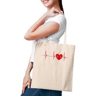 Cardiology Cardiologist Heartbeat Ekg Pulse Cath Lab Nurse Tote Bag | Mazezy