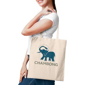 Chambong Because It's Awesome Tote Bag | Mazezy