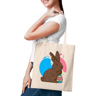 Chocolate Bunny Rabbit Easter Sweet Tote Bag | Mazezy