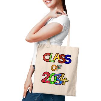 Class Of 2034 Preschool Graduation Pre-K Kindergarten Kids Tote Bag
