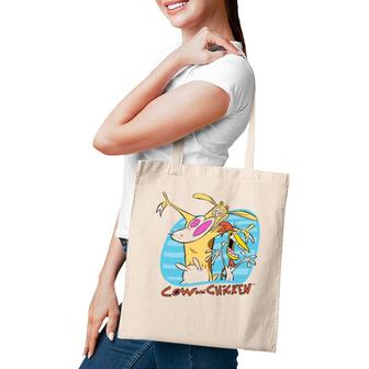 Classic Cow And Chicken Tote Bag | Mazezy
