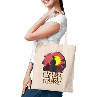 Cowboy Wild West Western Country Saddle Gift Tote Bag | Mazezy