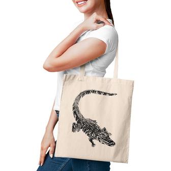 Crocodile Alligator Motif Reptile Teeth Animal Crocodiles Tote Bag | Mazezy