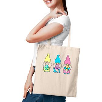 Cute Easter Gnomes Nordic Easter Sunday Egg Hunting Gnome Tote Bag | Mazezy