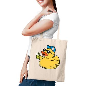 Cute Rubber Ducky Sunglasses Summer Party Duck Toy Kids Tote Bag | Mazezy