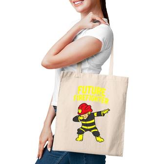 Dabbing Firefighter Kids Future Firefighter Tote Bag | Mazezy CA
