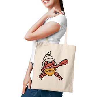 Dabbing Hermit Crab Dab Dance Funny Animal Tote Bag | Mazezy