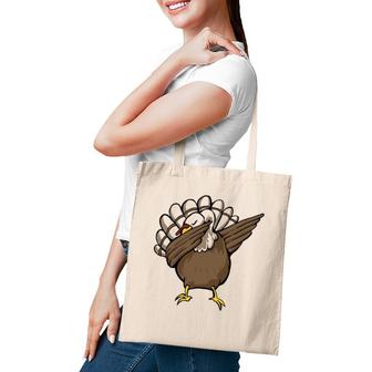 Dabbing Turkey Thanksgiving Party Gift Tote Bag | Mazezy