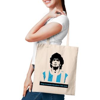 Diego Armando Maradona 1960-2020 Tote Bag | Mazezy