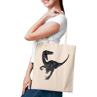 Dinosaur Lover Gift - Velociraptor Lovers Gift Tote Bag | Mazezy