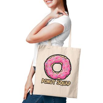 Donut Squad Funny Tasty Lover Fast Food Cafe Truck Gift Tote Bag | Mazezy