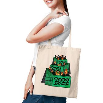 Dumpster Fire 2022 2021 2020 Funny Worst Year Ever So Far Tote Bag | Mazezy